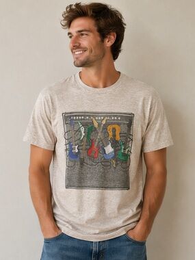 Lifestyle Classics Electric Guitar Graphic Tshirt Unisex Large